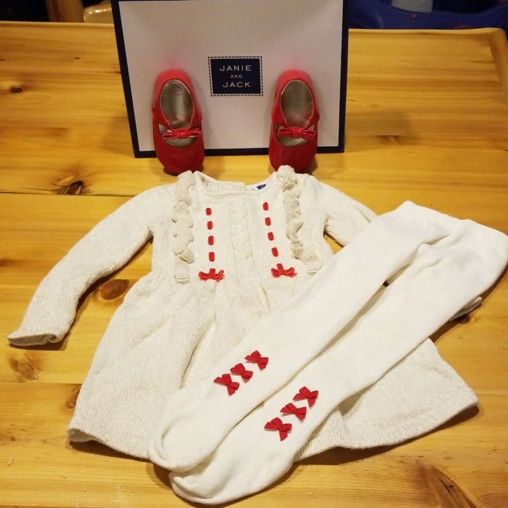 Janie and Jack infant holiday dress
